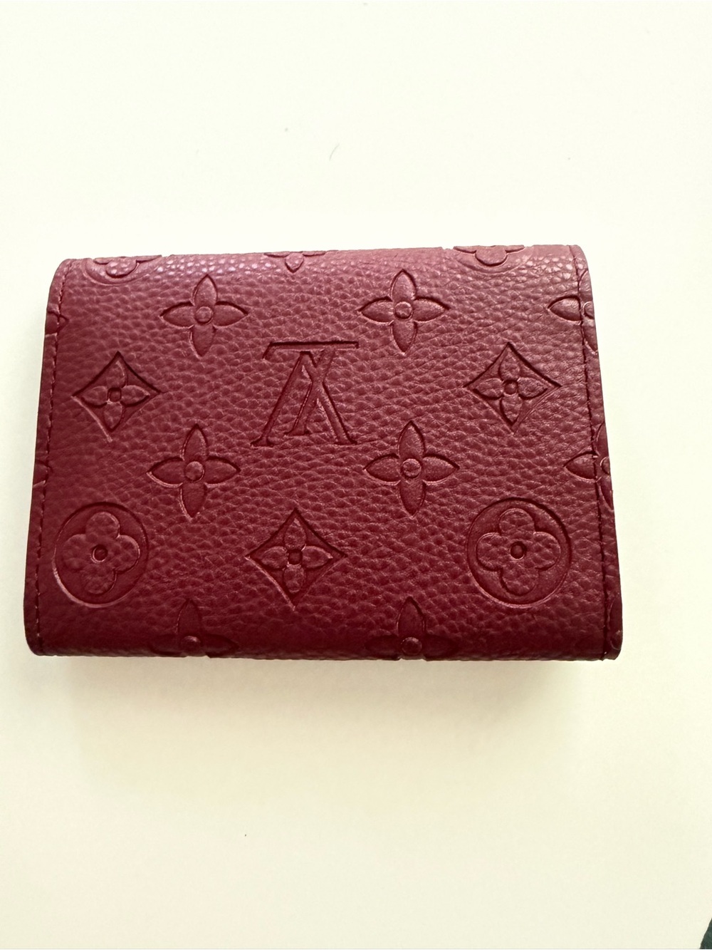 Burgundy Envelope Wallet - Picture 2 of 12